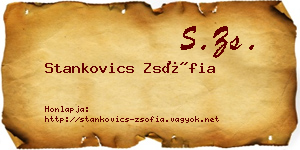 Stankovics Zsófia névjegykártya